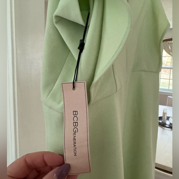 NWT-BCBGeneration, Mint, XL, Cocktail ruffle mini dress - Picture 7 of 7